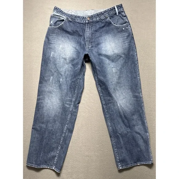 Vintage Nike Air Jordan 20th Anniversary Jeans Sz 40x34 (36x32) Baggy Distressed